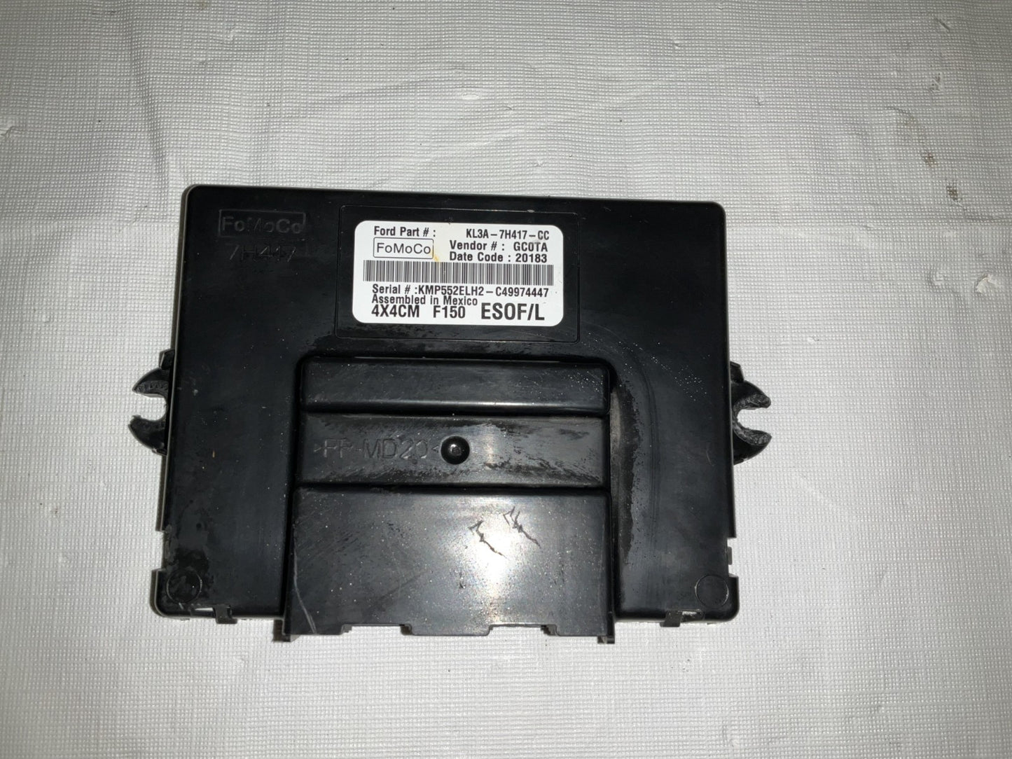 2019-2020 Ford F150 XL Super Cab 5.0L Transfer Case Control Module KL3A-7H417-CC
