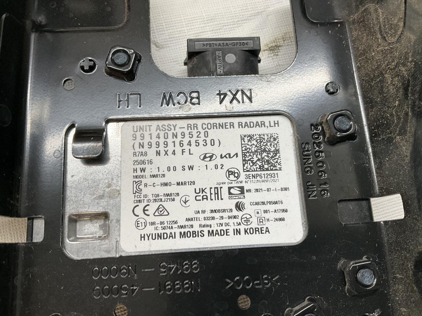 2024 2025 Hyundai Tucson Blind Spot Radar LH Rear W/ Bracket OEM 99140-N9520
