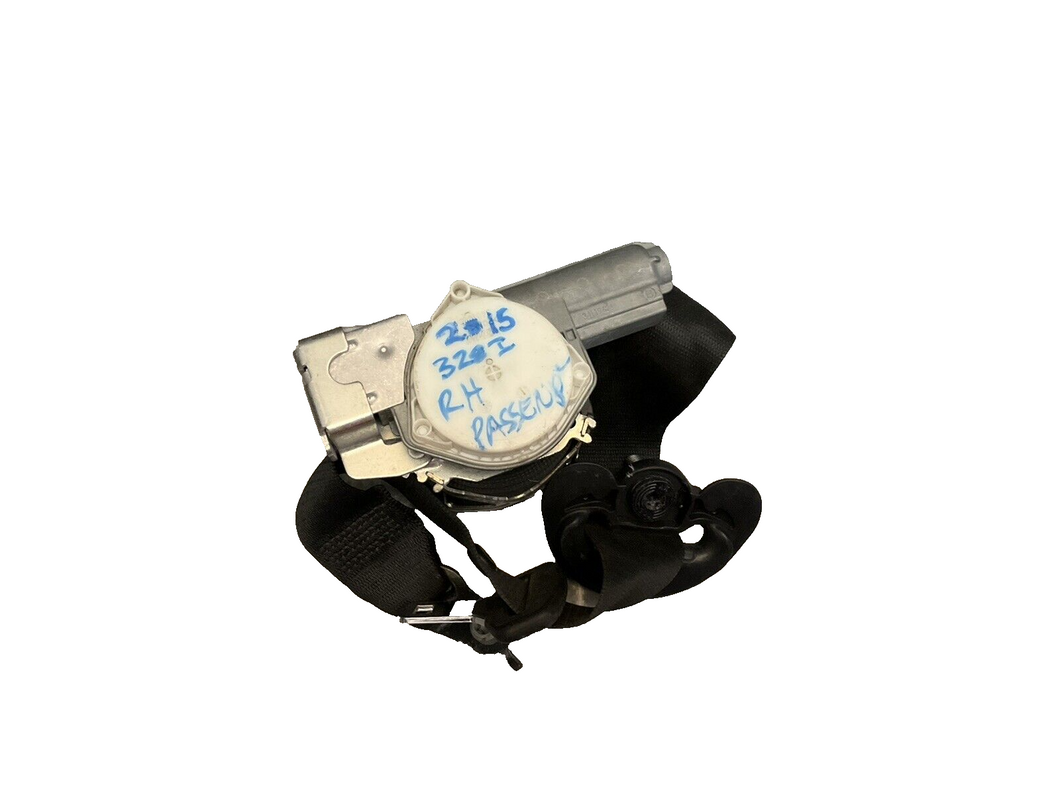 Bmw F30 f32 f33 front right passenger side upper seat belt retractor black oem