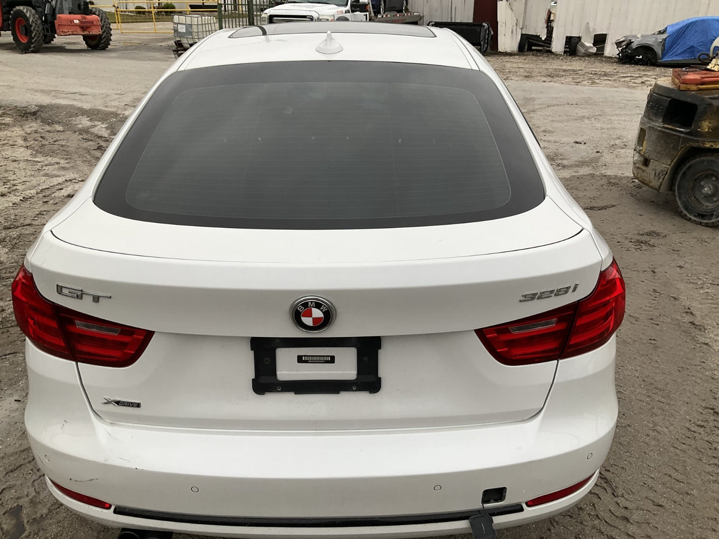 2014 2019 BMW 340i 3-Series GT Rear Tailgate Hatch White 41007363253 OEM