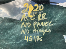 18-22 Honda accord rear door assy right side rr red 67510-tva-325zz oem