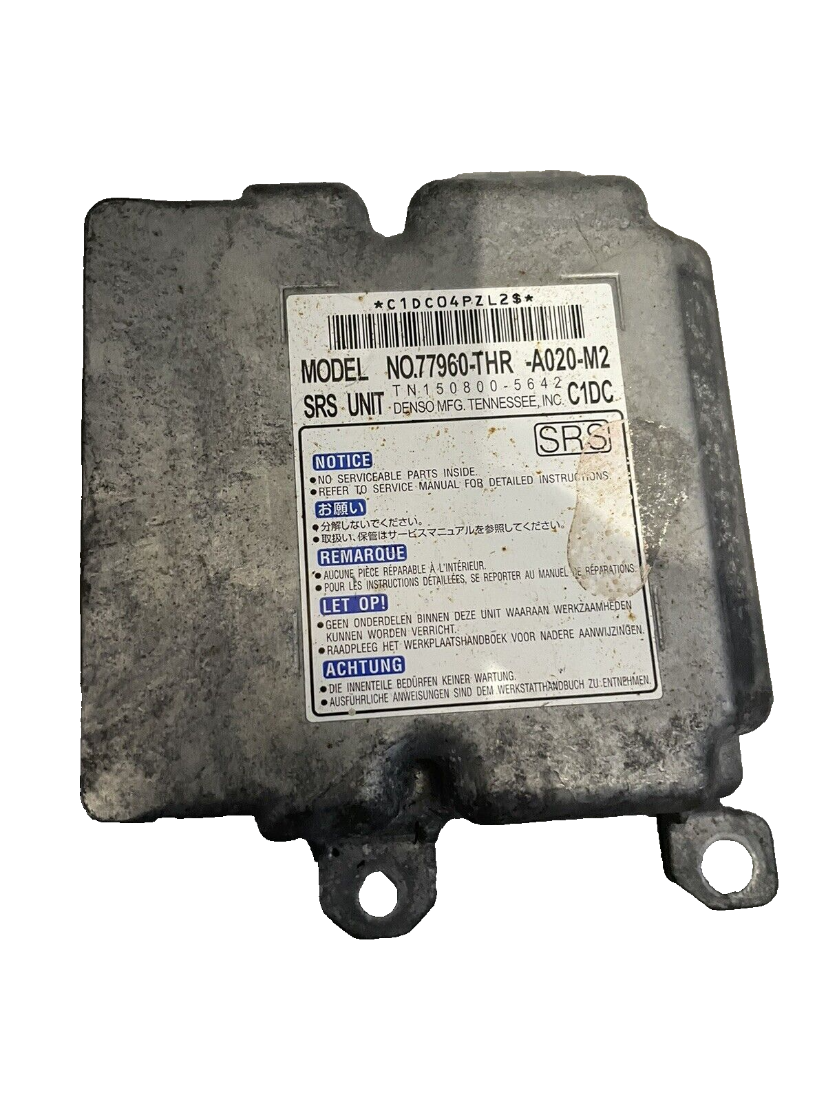 18 19 20 Honda odyssey bag control srs module 77960-thr-a02 clear good