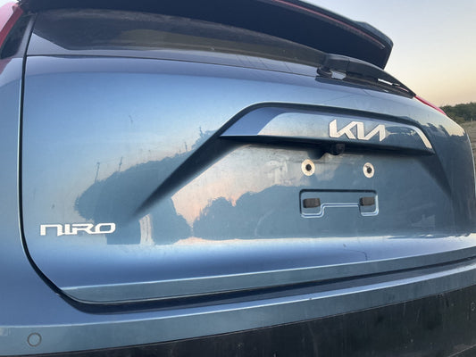 2023 2026 KIA Niro EV Clean Tailgate W/ Glass Less Spoiler OEM 72800-AT020