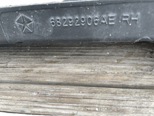 18-21 Wrangle 4dr running board step bar black molded genuin oem