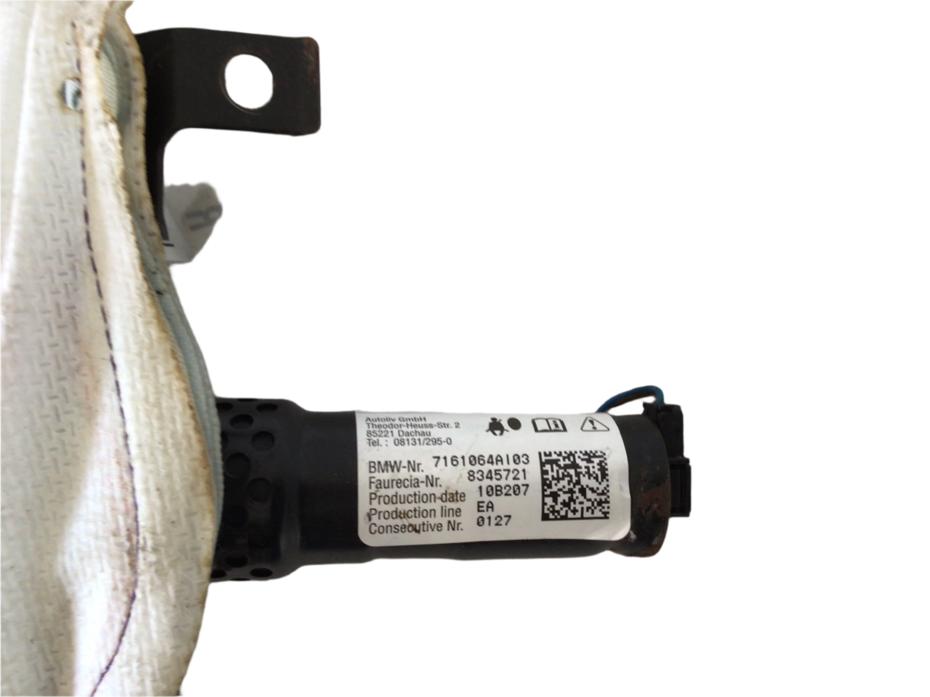 2008 BMW X5 Airbag Passenger Seat Air Bag 52107161064