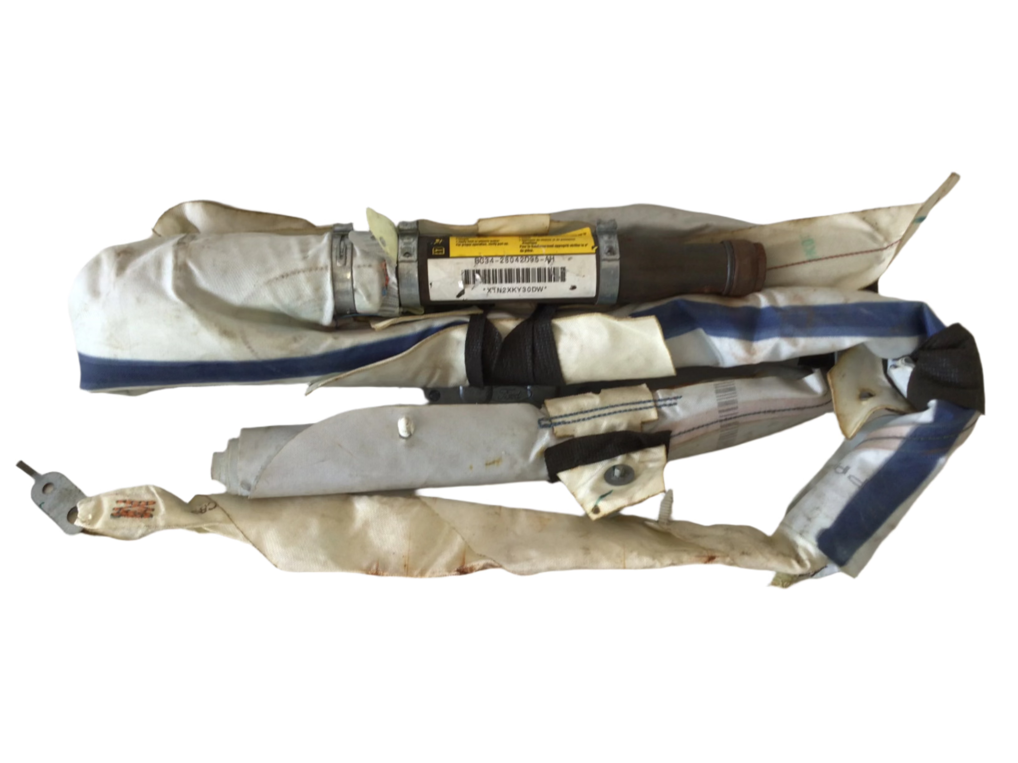 2011-2015 FORD F250 F350 Super Cab Driver Left Roof Curtain Air Bag BC3Z-28042D95-A