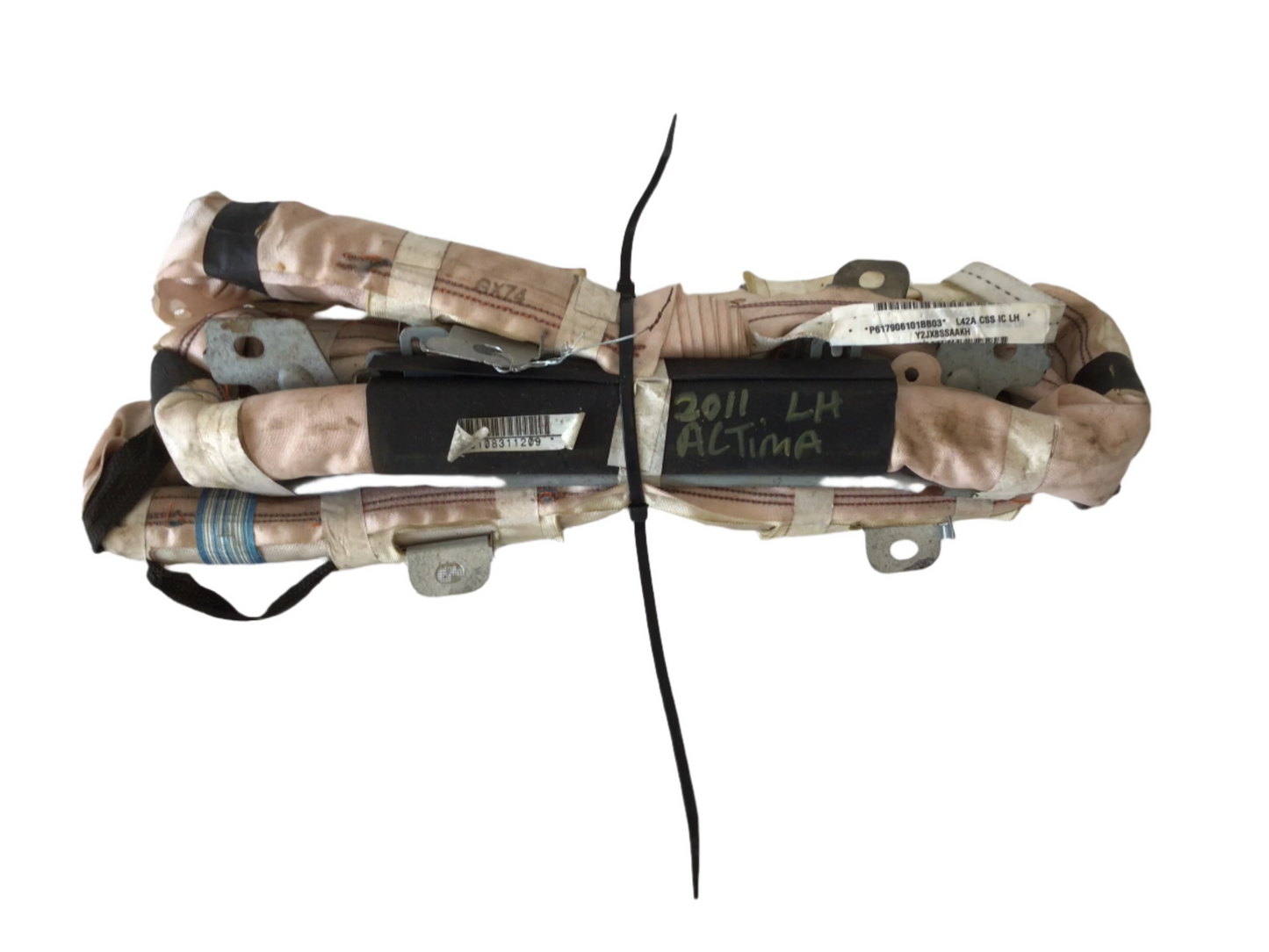2012 Nissan Altima Driver Roof Curtain Airbag 985P1-ZX08A OEM