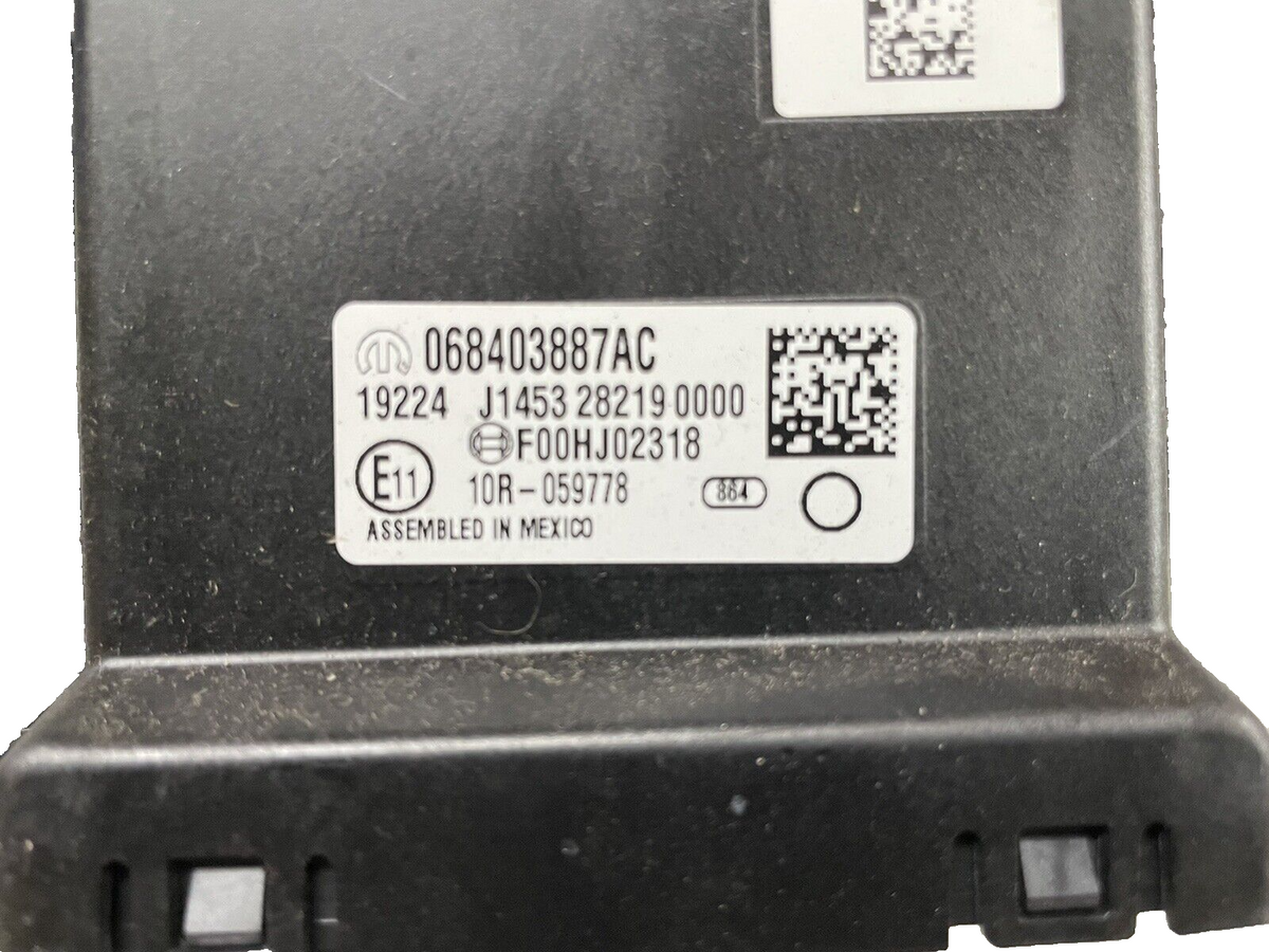 2020 Jeep wrangler jl parking assit control module 068403887ac oem