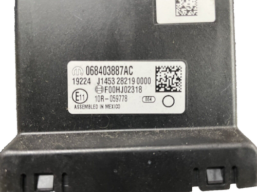 2020 Jeep wrangler jl parking assit control module 068403887ac oem