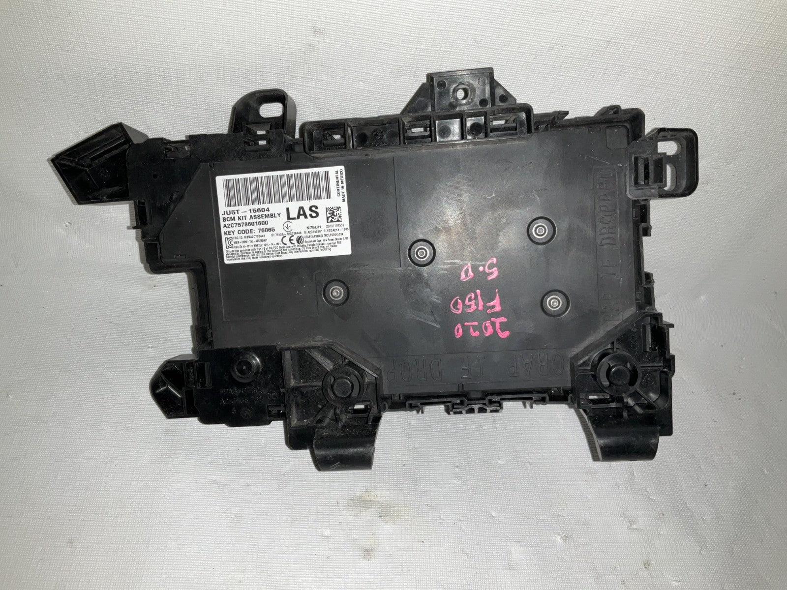 2018 Ford F150 Bcm Interior Fused Box Relay Control Module JU5T-15604-LAS OEM