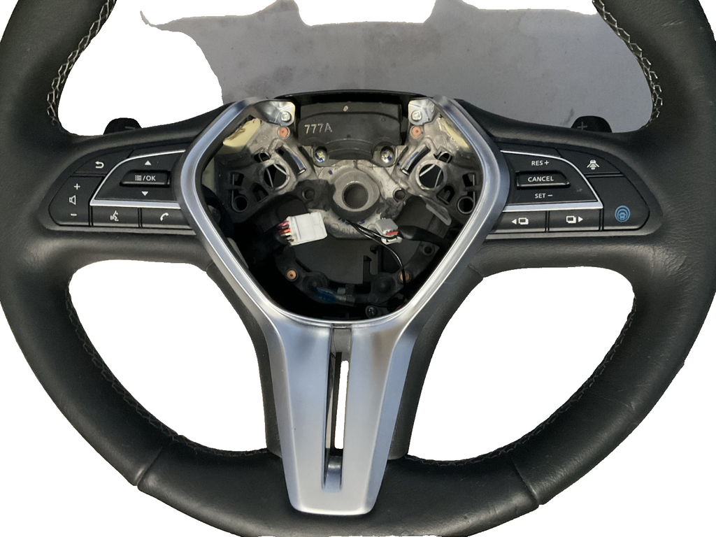2019 2022 Infiniti QX50 Steering Wheel Leather W/ Switch Button OEM