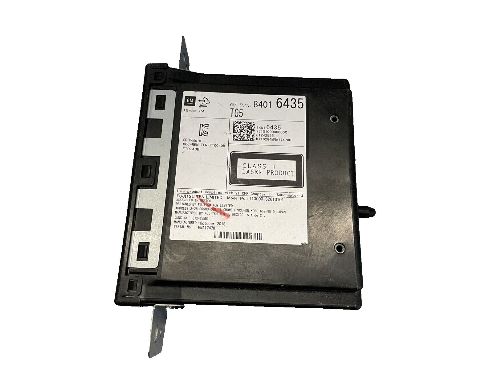 2016 2019 Chevy silverado 1500 oem cd player reciever unit 84016435