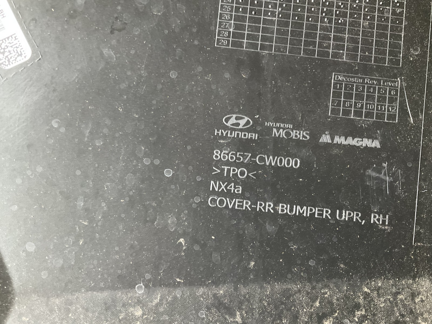 2022-2025 Hyundai Tucson Rear Right Bumper End Oem 86657CW000
