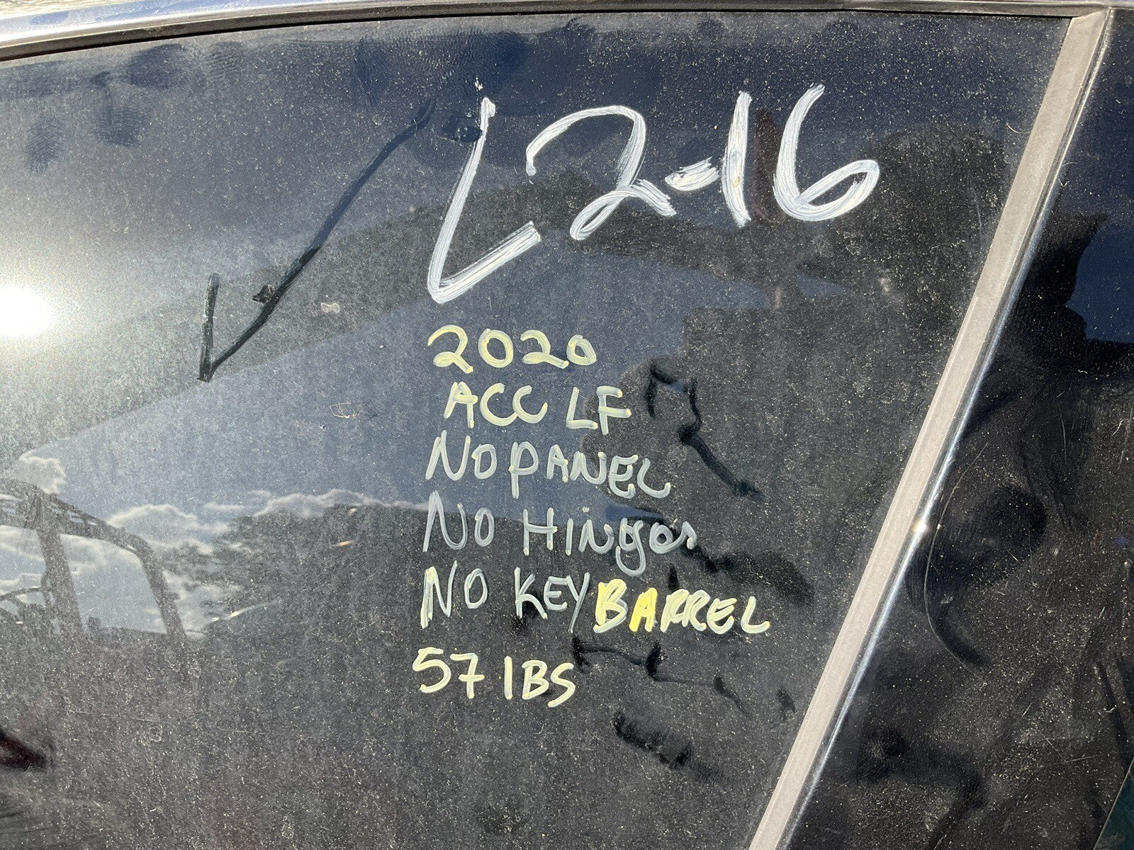 18-22 Honda accord front left door assembly oem oem