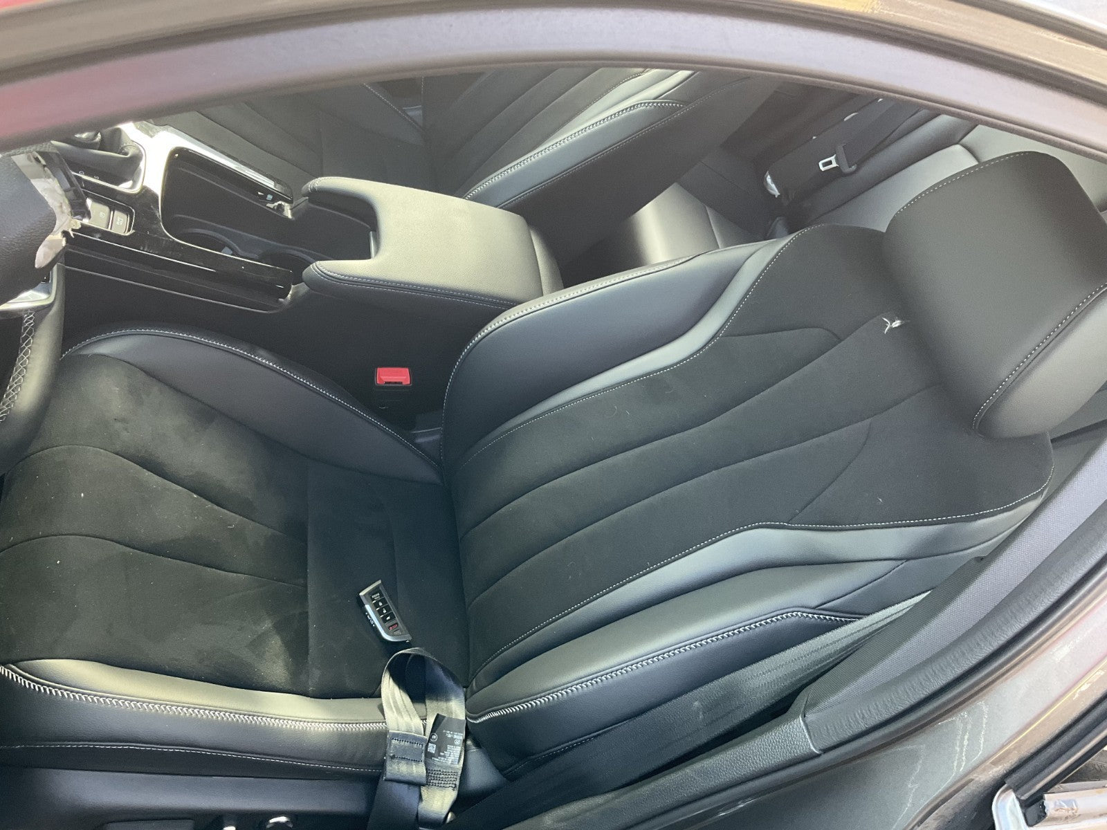 2023-2024 Acura Integra Front Left Driver Seat Black Leather Suede W/O Srs