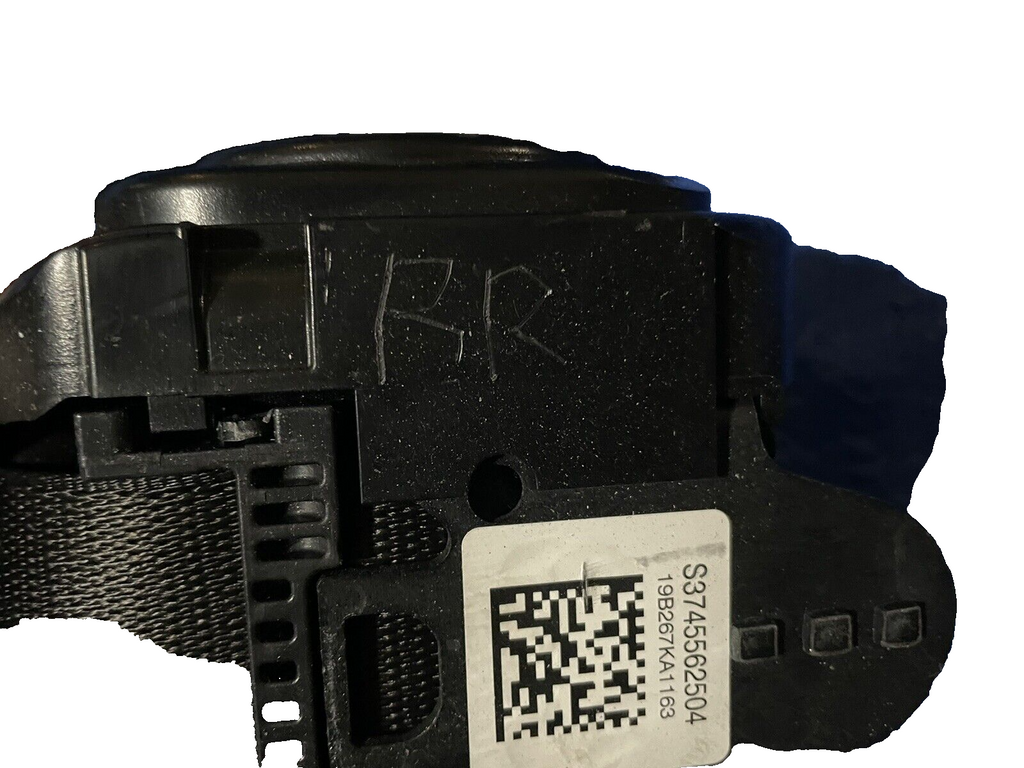 Rear Upper Seat Belt Black OEM BMW 540i 530i G30 72117455625