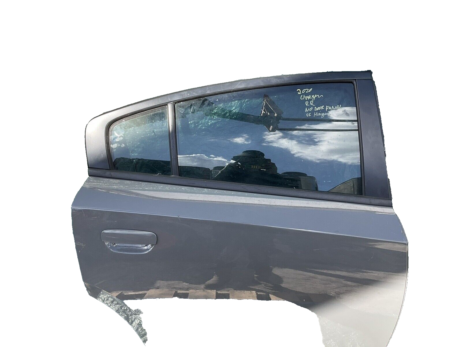2011 2022 Dode charger rear right side door assembly oem gray