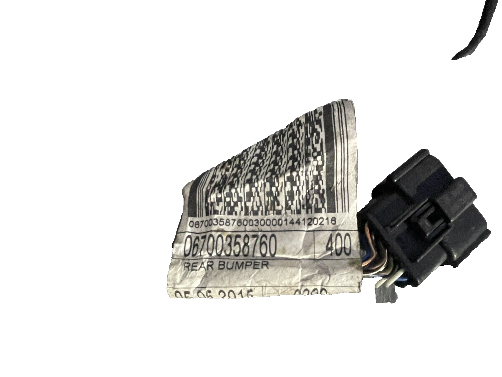 2014-2019 Maserati ghibli rear bumper parking sensor harness 14-19 