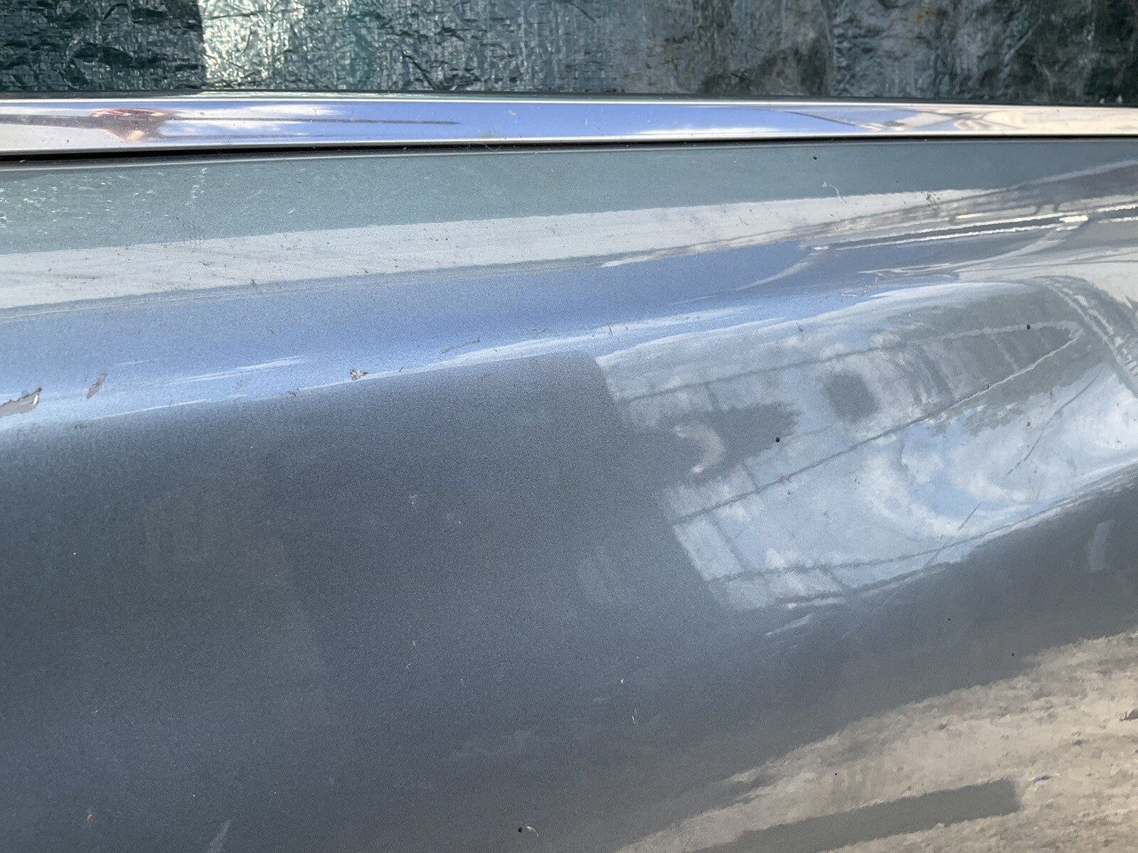 14 21 Infiniti q50 rear driver door assy blue h210a4gama oem