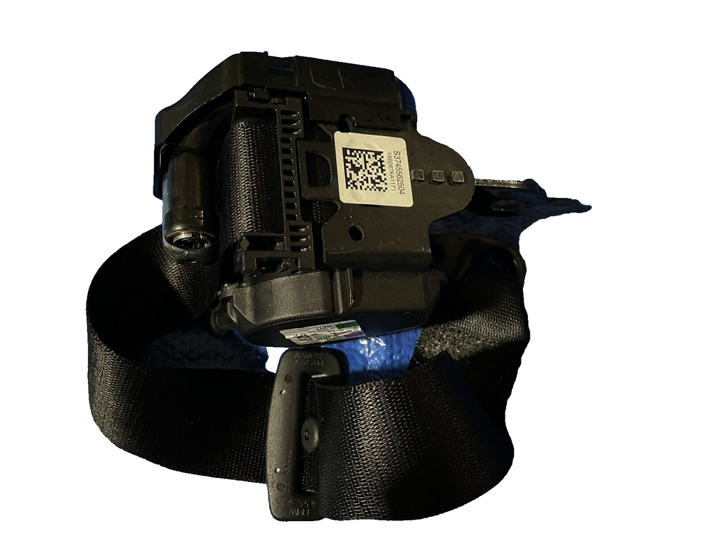 Rear Upper Seat Belt Black OEM BMW 540i 530i G30 72117455625