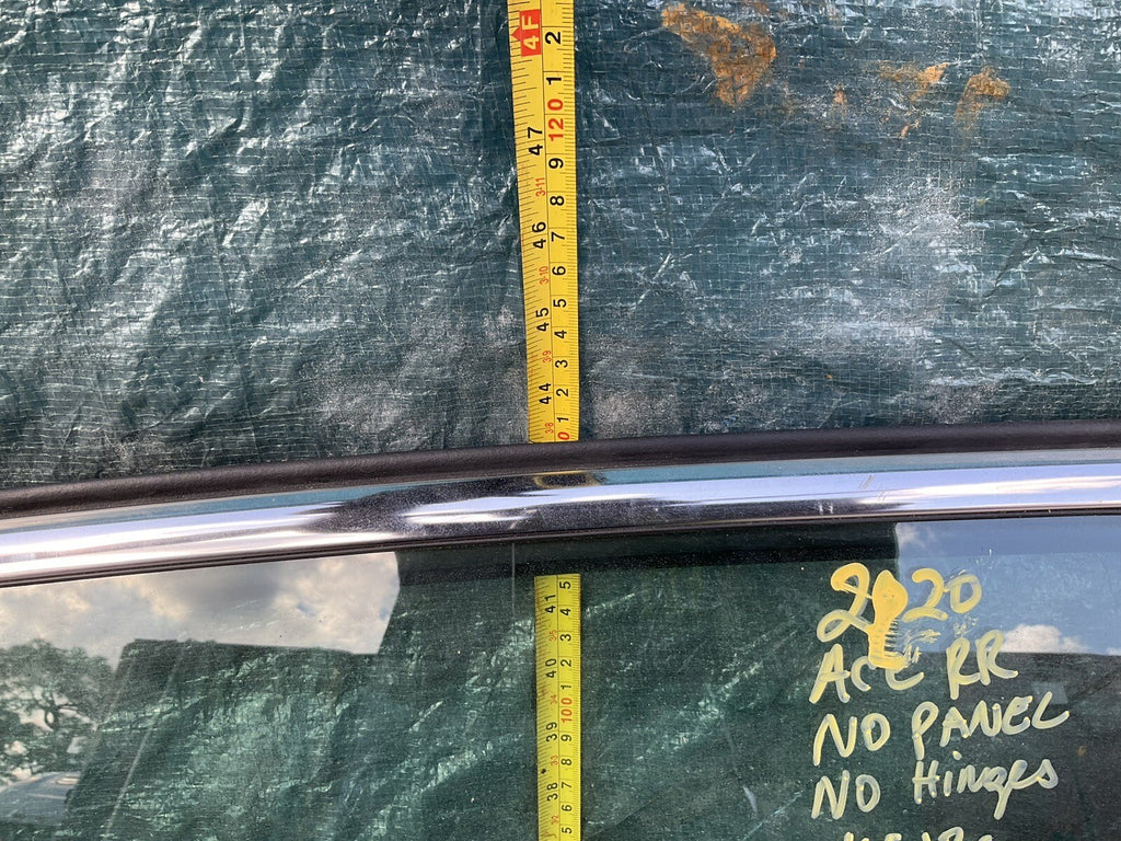 18-22 Honda accord rear door assy right side rr red 67510-tva-325zz oem