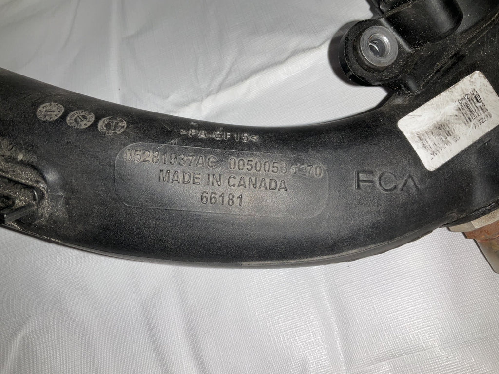 17 18 19 20 21 22 23 Alfa Romeo Giulia Turbocharger Air Tube Oem 05281937AC