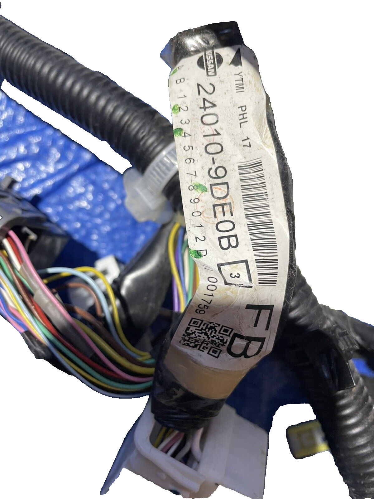 17 18 Nissan maxima sv 3.5L instrument dash harness wiring wires 24010-9de0b