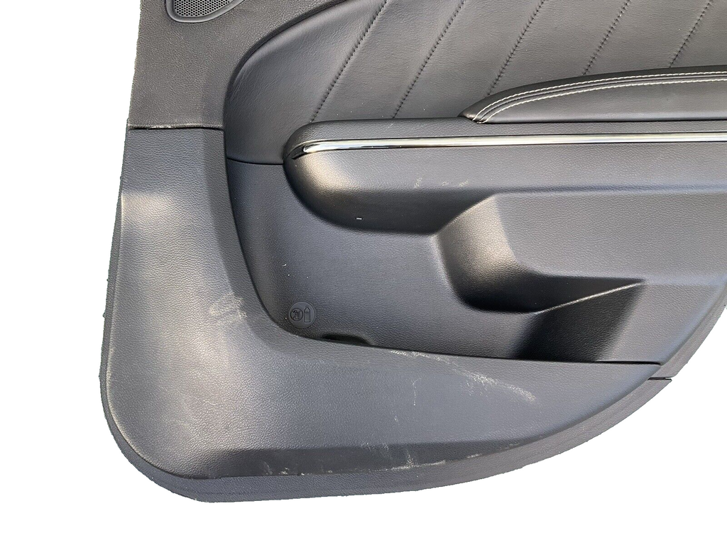 15-18 Dodge charger R/T right rear rh interior door trim panel black 
