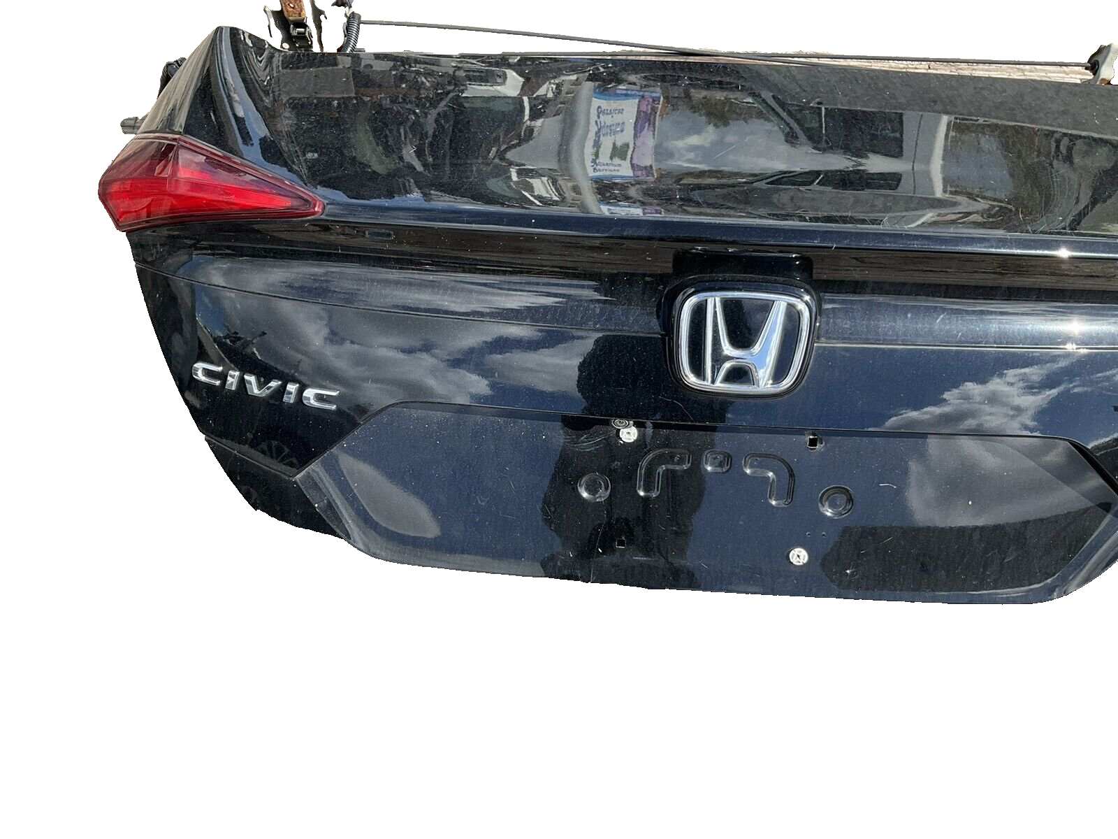 2020 Honda civic sedan 16-20 ex trunk deck lid black 68500tbaa00 oem