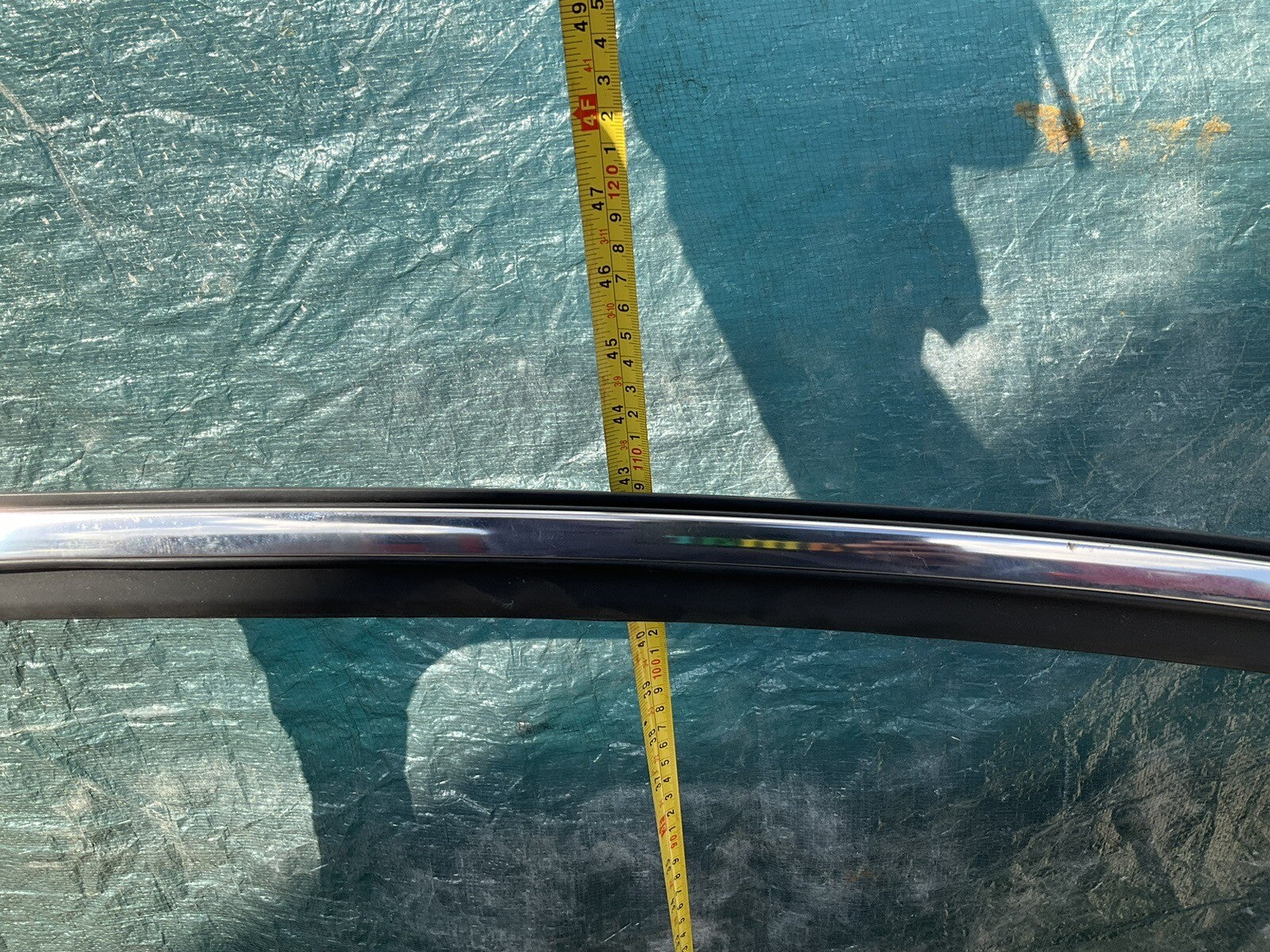 14 21 Infiniti q50 rear driver door assy blue h210a4gama oem