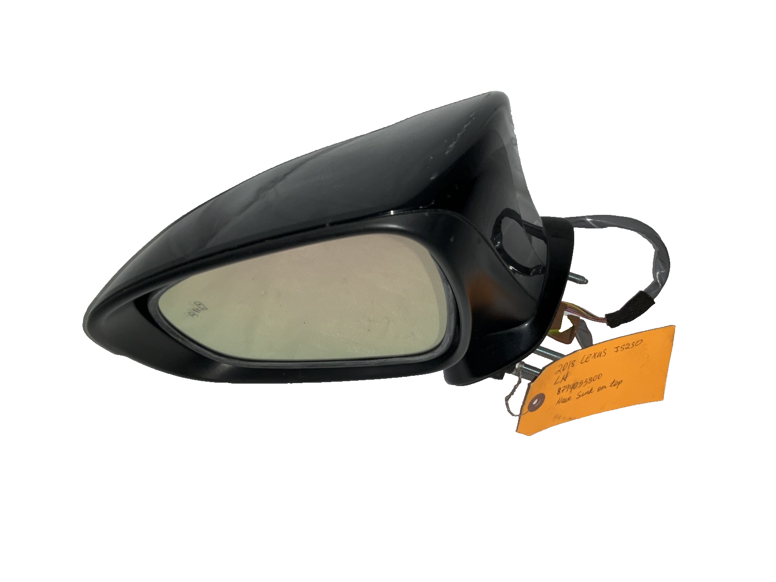 2014 2019 Lexus IS250 Driver Door Mirror W/ Blind Spot Sink On Cap 87940-53800C0