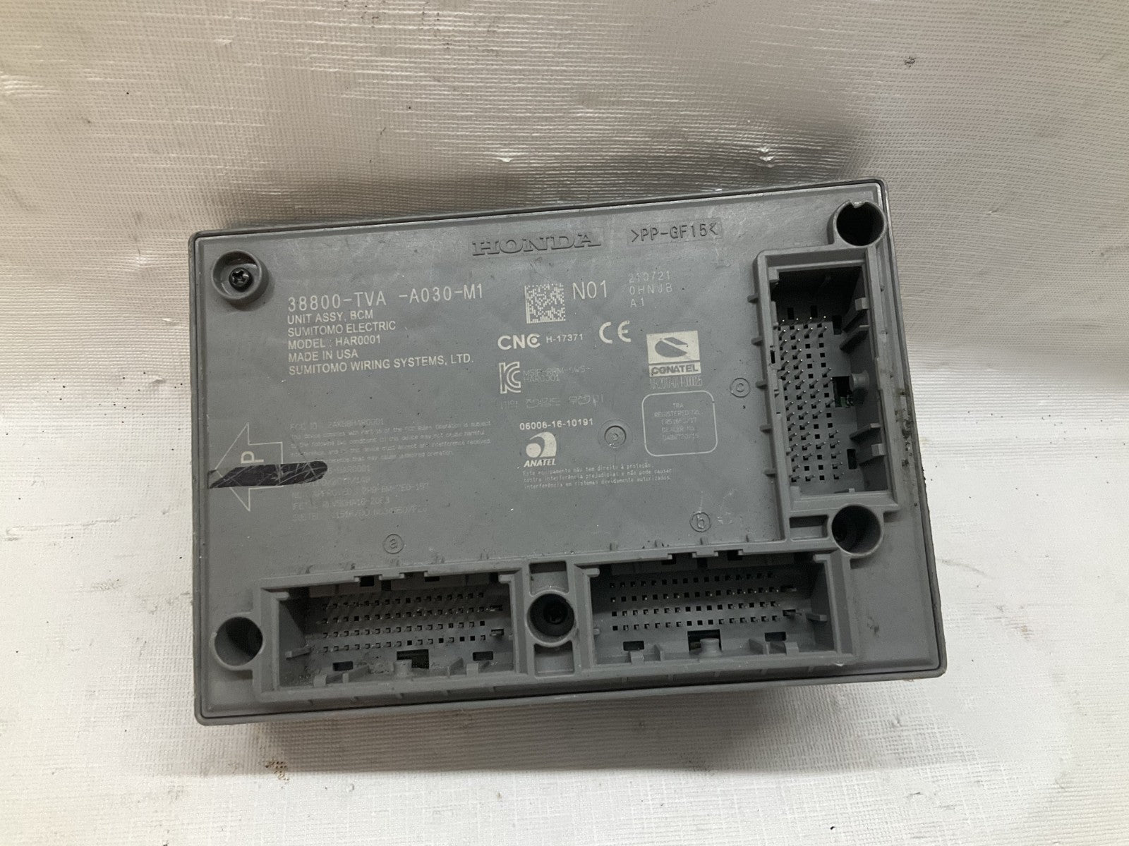 2021-2022 Honda Accord Sport Body Control Module BCM OEM 38800-TVA-A03