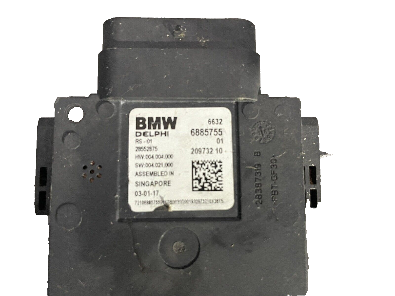 2017 Bmw 750I g12 oem lh left rear blind spot sensor radar