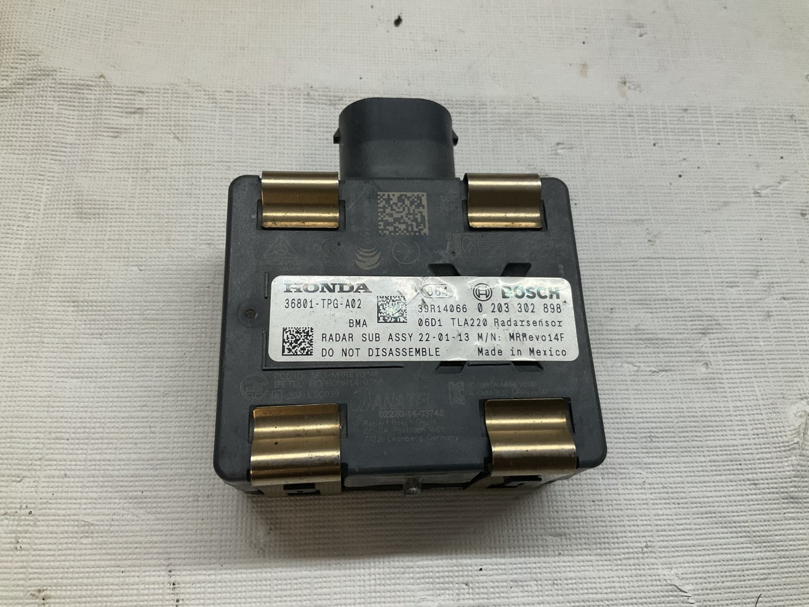 2020-2022 Honda CR-V Hybrid Adaptive Cruise Control Sensor 36801-TPG-A02 OEM