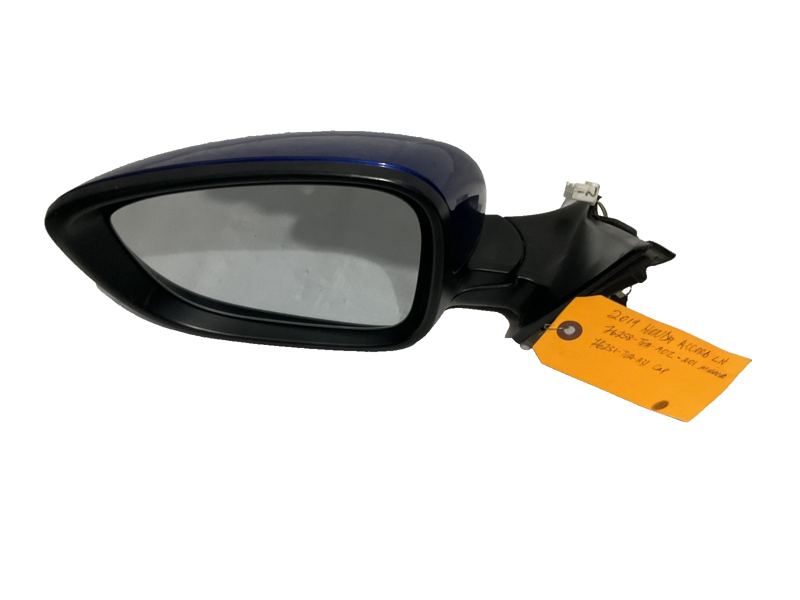 2018-2022 Honda Accord Blue Driver LH Power Side Door Mirror OEM 76258-TVA-A02