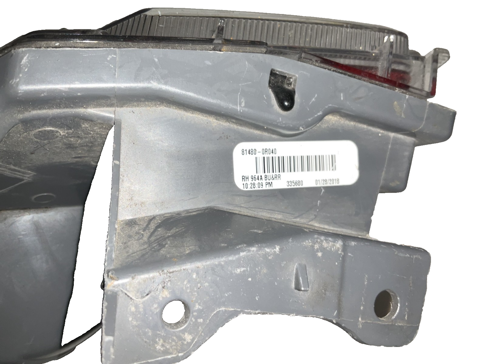 2016 2018 Toyota RAV4 reverse tail lamp bumper mount right rear Oem 81480-0R040