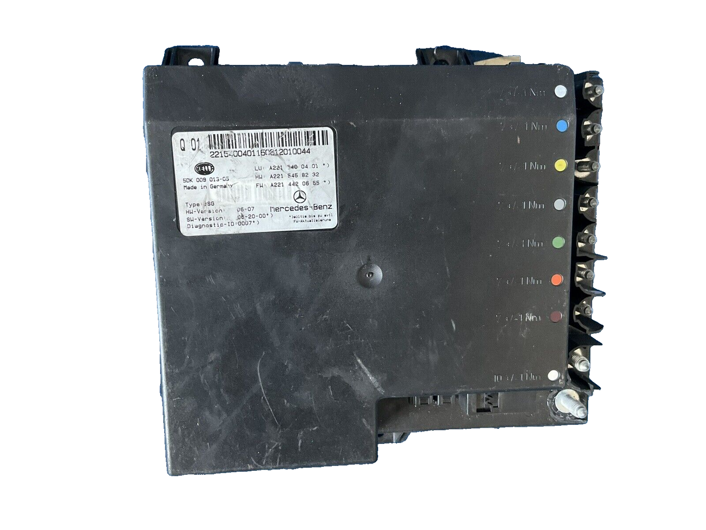 07-14 Mercedes w221 s550 cl550 electric power supply control fuse box module oem