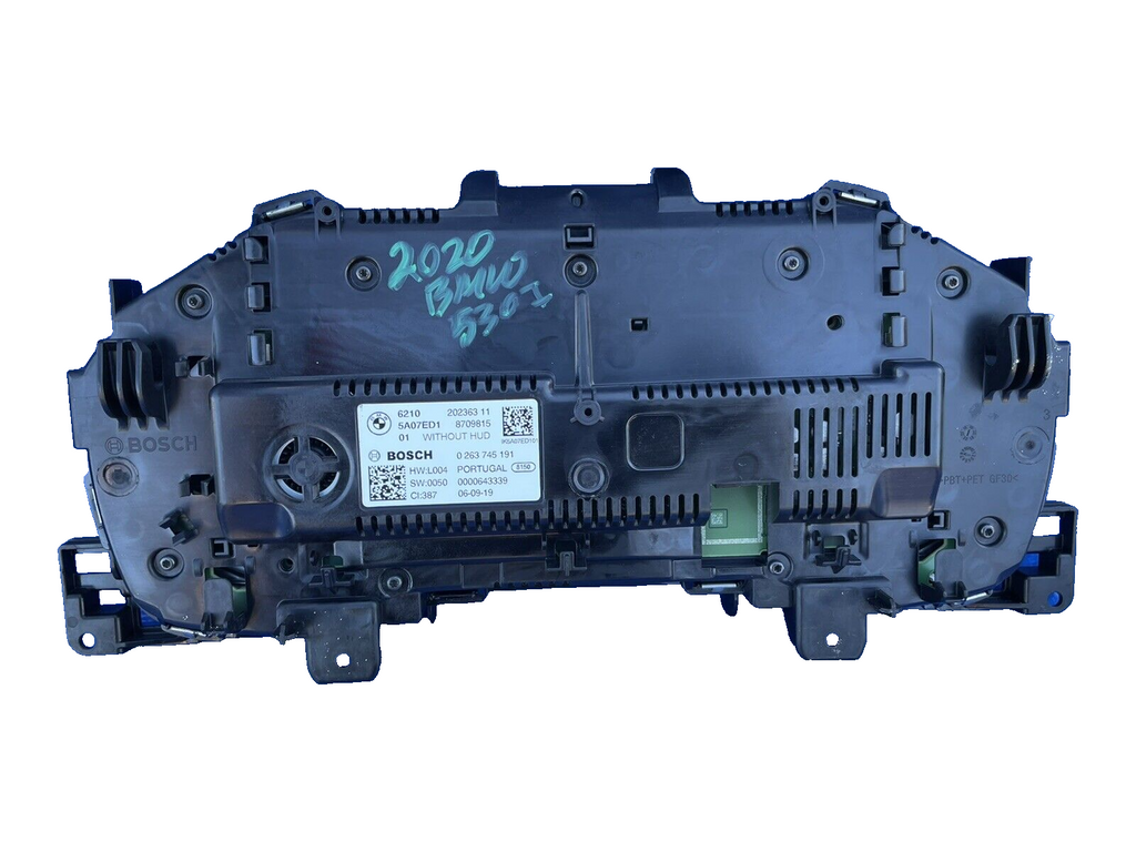 2019-2020 Bmw 530i instrument cluster speedometer bosche oem 