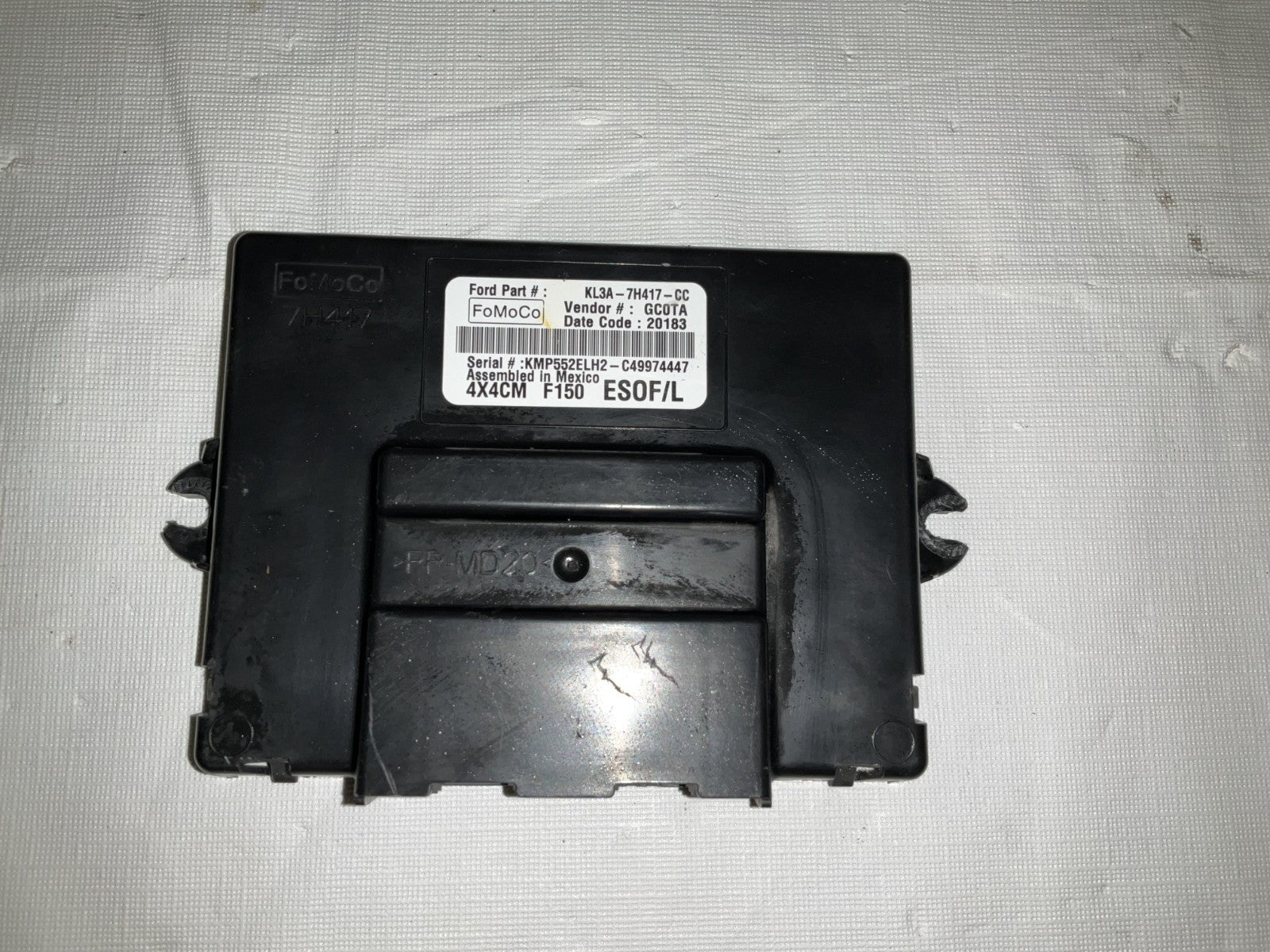 2019-2020 Ford F150 XL Super Cab 5.0L Transfer Case Control Module KL3A-7H417-CC