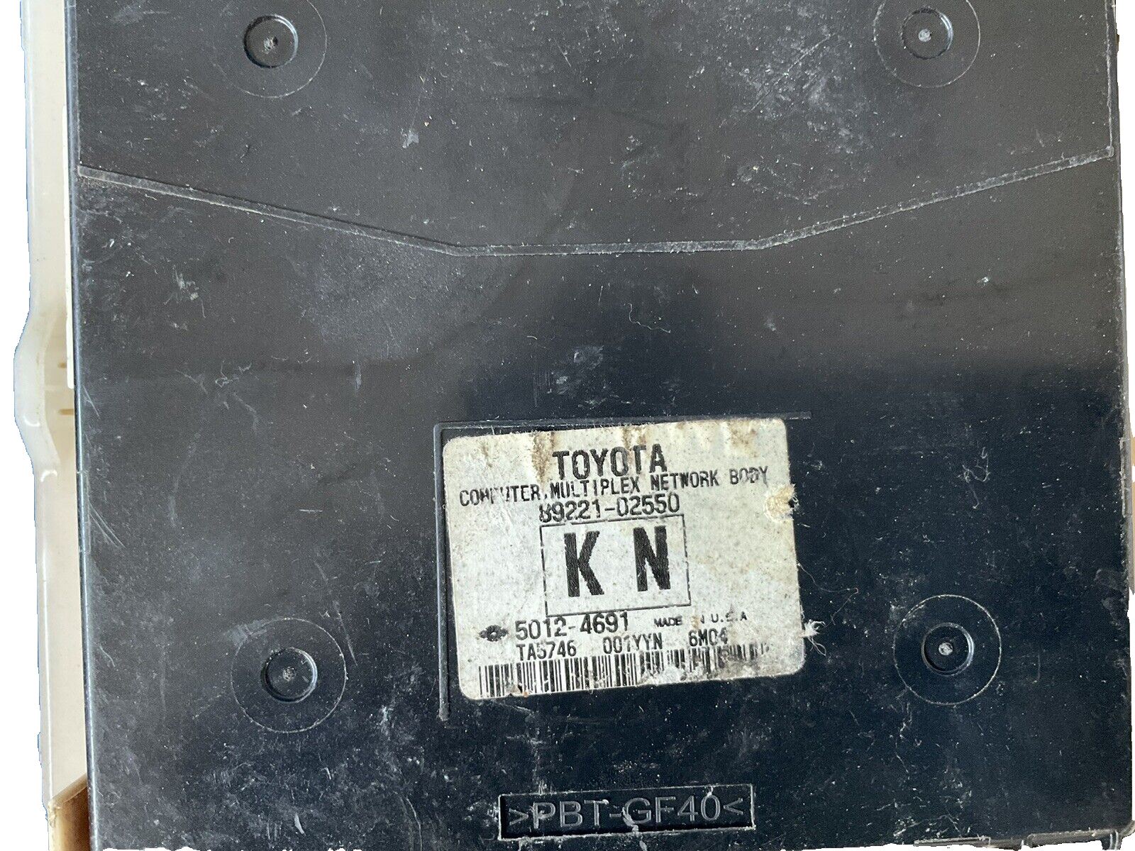 2019 Toyota corolla fuse box relay & mpx module
