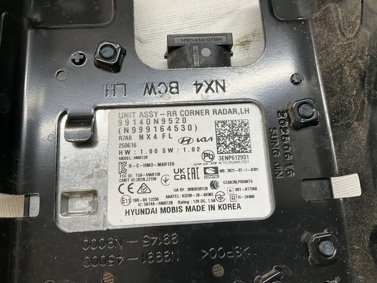 2024 2025 Hyundai Tucson Blind Spot Radar LH Rear W/ Bracket OEM 99140-N9520