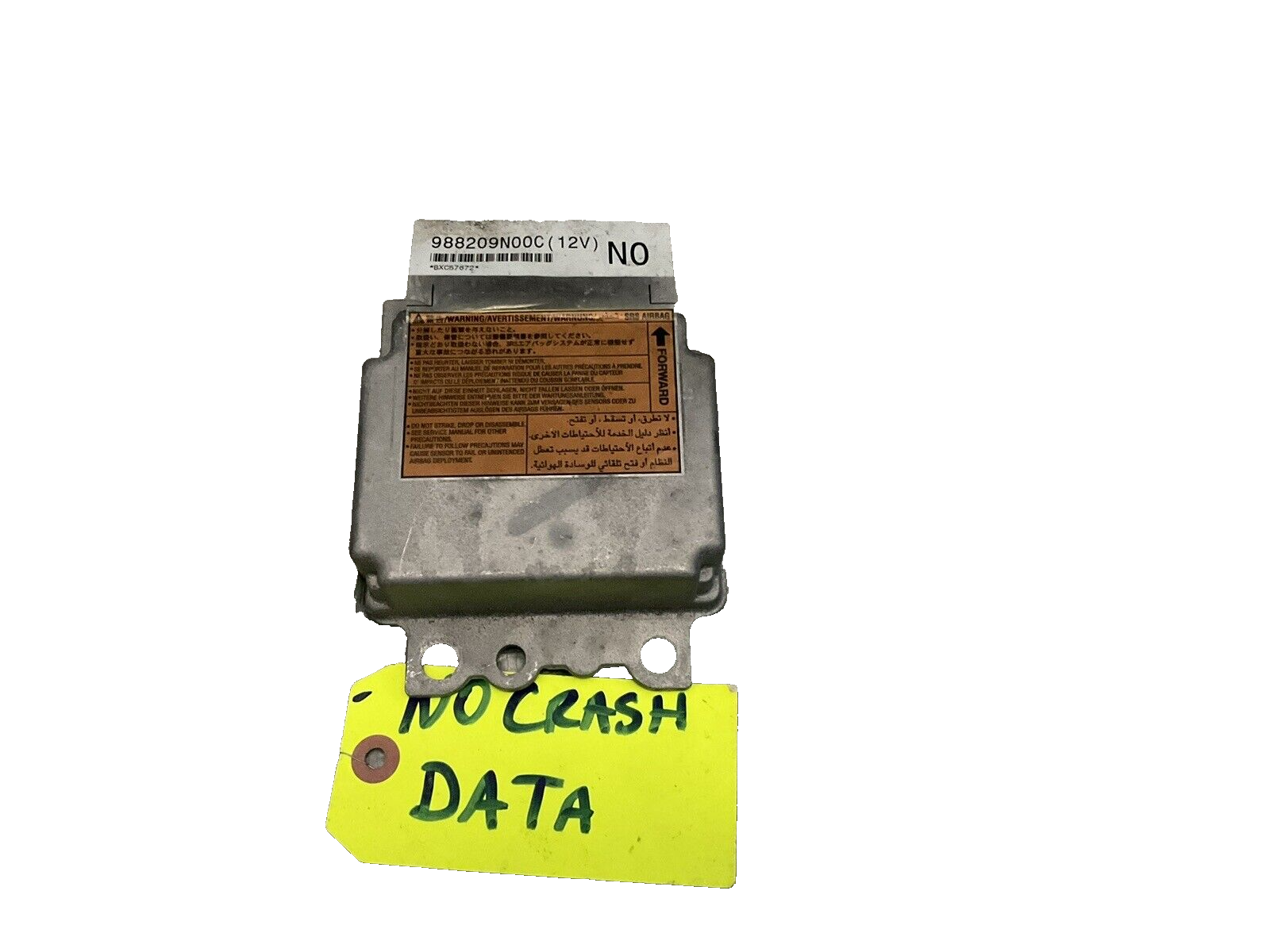 2009-2012 Nissan maxima module 988209n00c no crash data