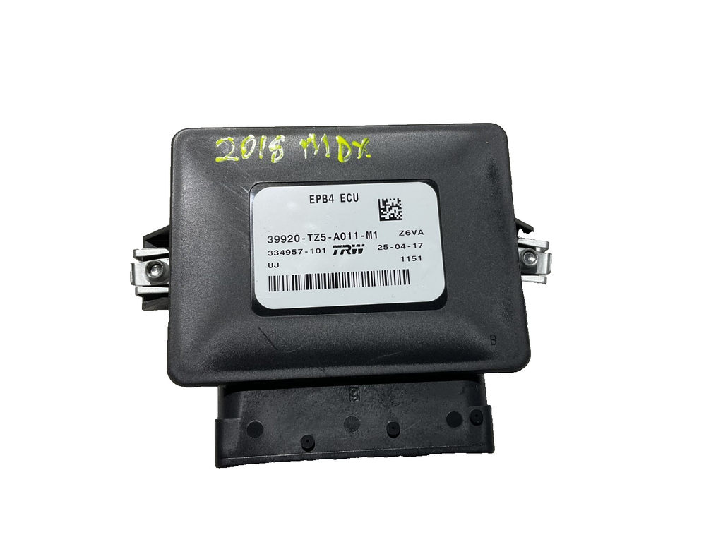 2017 Acura MDX Parking Brake Control Module OEM Part Number 39920TZ5A01