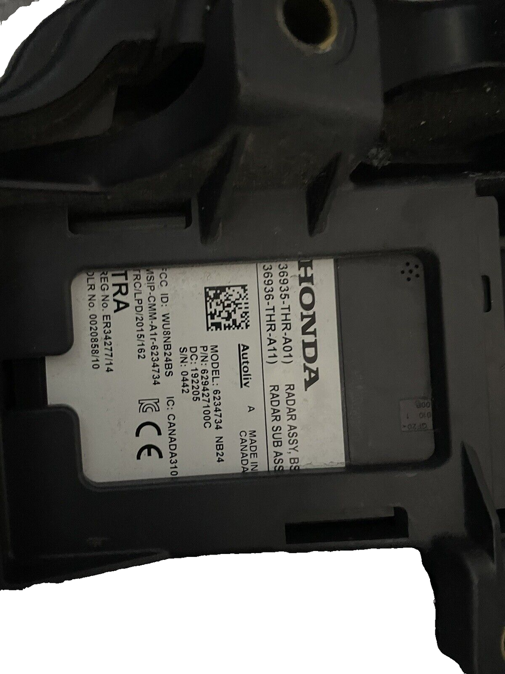 2018 2019 Honda odyssey lh blind spot sensor module 36935thra11 radar