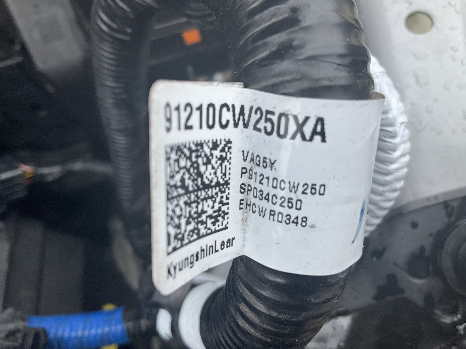 2024 2025 Hyundai Tucson Awd Front Bay Engine Room Wire Harness 91210-CW250