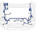 2024 Toyota Tacoma Main Engine Room Harness 2.4L AT RWD SR5 82111-AK070