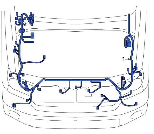 2024 Toyota Tacoma Main Engine Room Harness 2.4L AT RWD SR5 82111-AK070