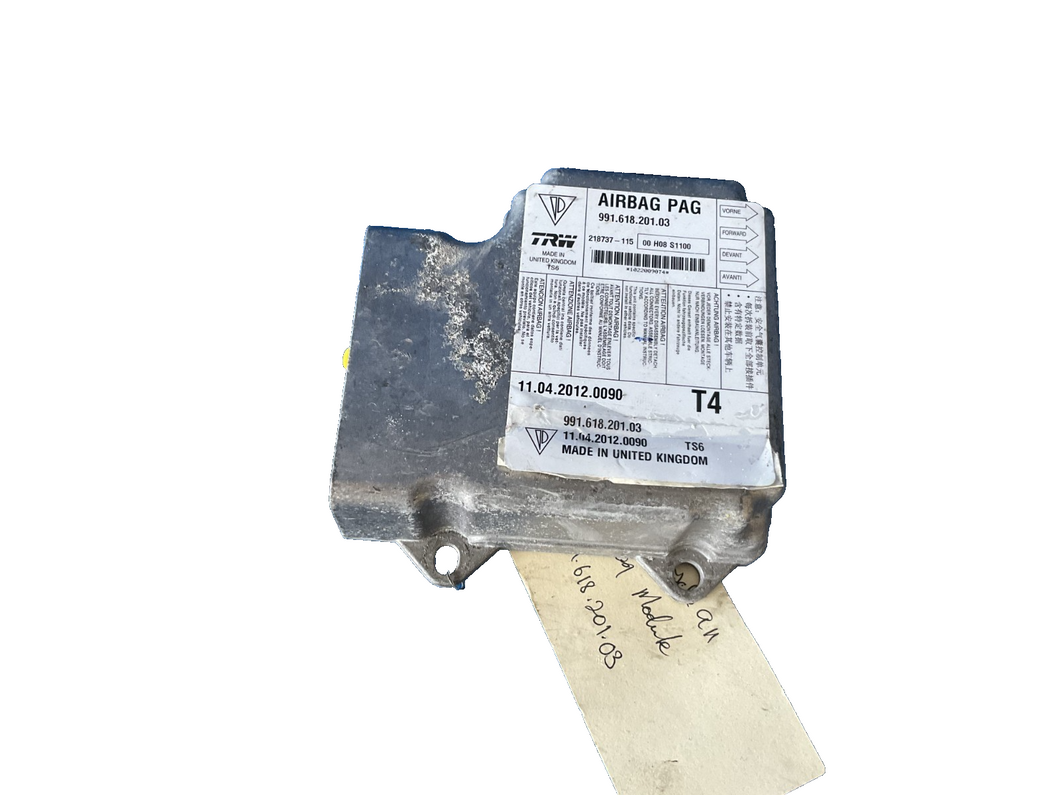 2016-2019 Porsche 911  991 SRS Restraint Control Module-99161820103 Clear Oem