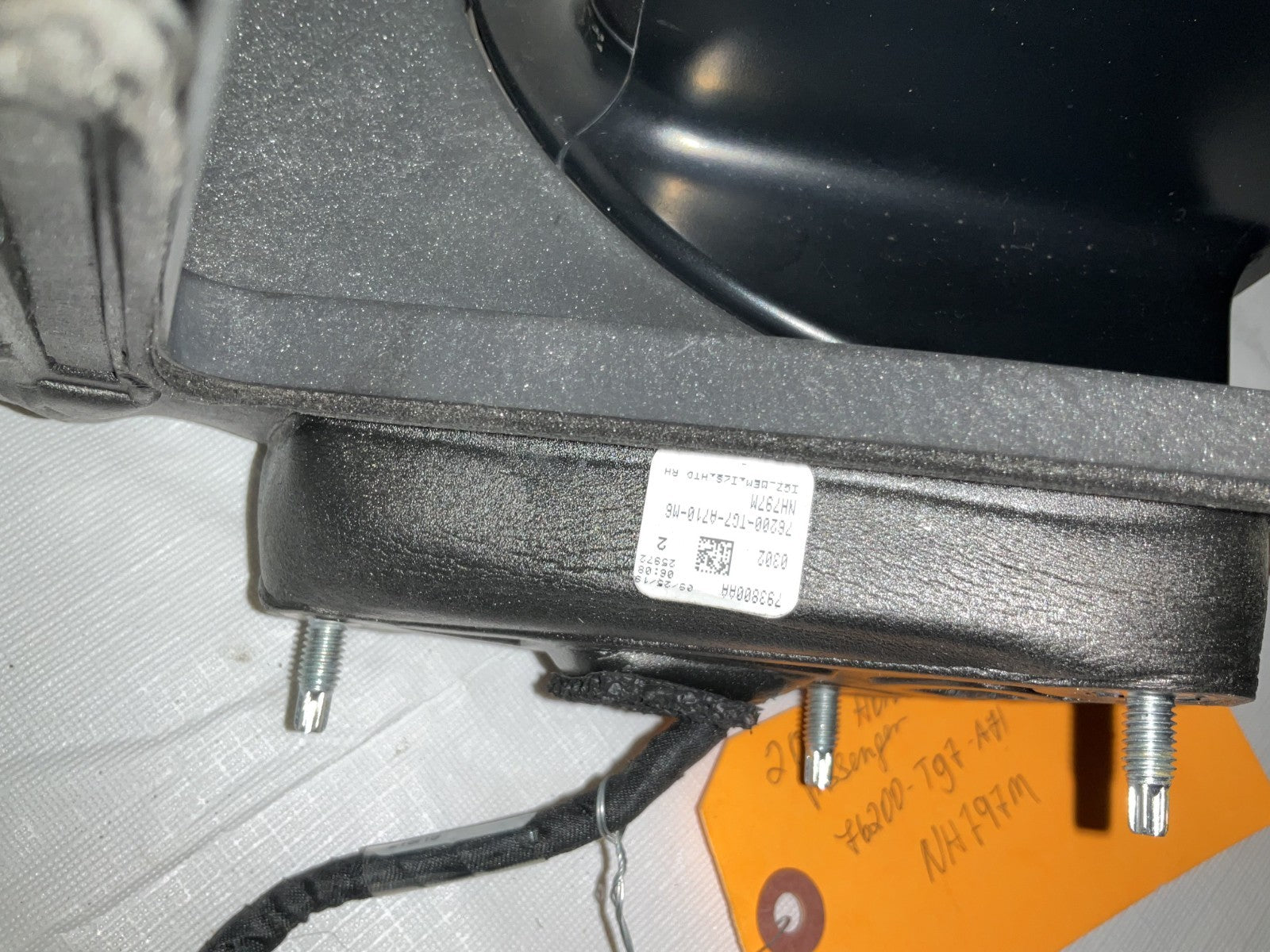 2019-2022 Honda Pilot Passport Ridgeline RH Mirror ASSY OEM 76200-TG7-A71