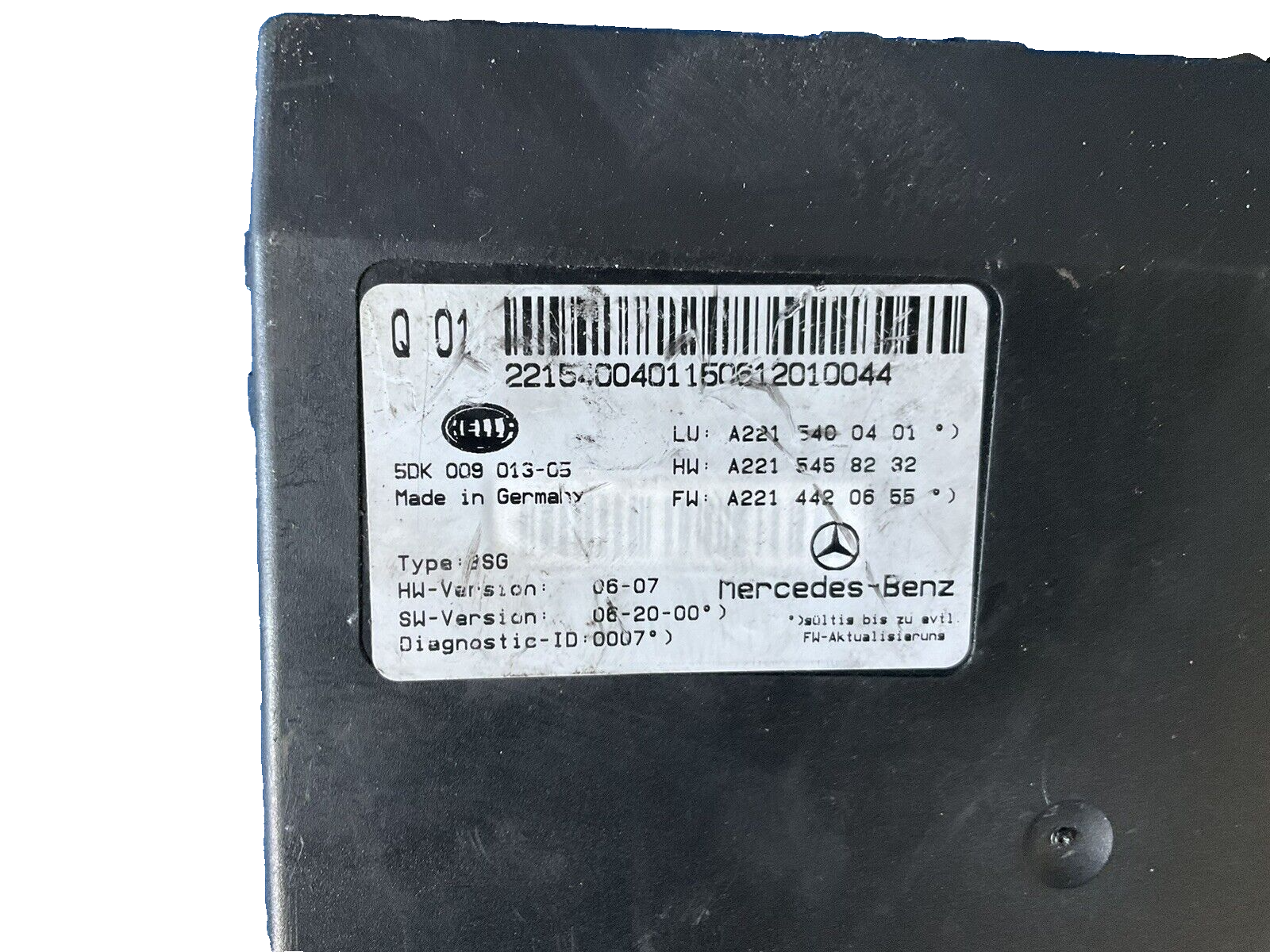 07-14 Mercedes w221 s550 cl550 electric power supply control fuse box module oem